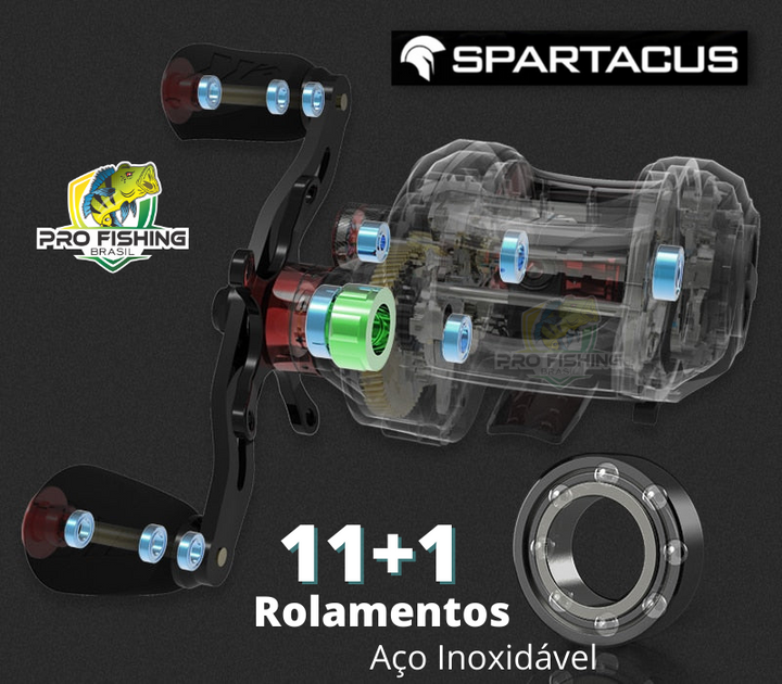 Nova Carretilha Spartacus Plus