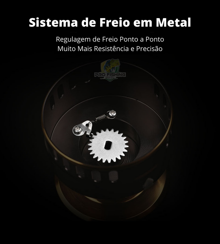 Super Molinete LINNHUE HE 1000-7000 - Drag 12kg - Frete Grátis p/ todo Brasil