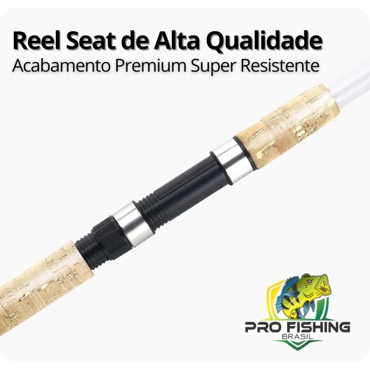 Nova Vara Telescópica em Carbono PREMIUM - 5 Camadas em Carbono - Frete Grátis