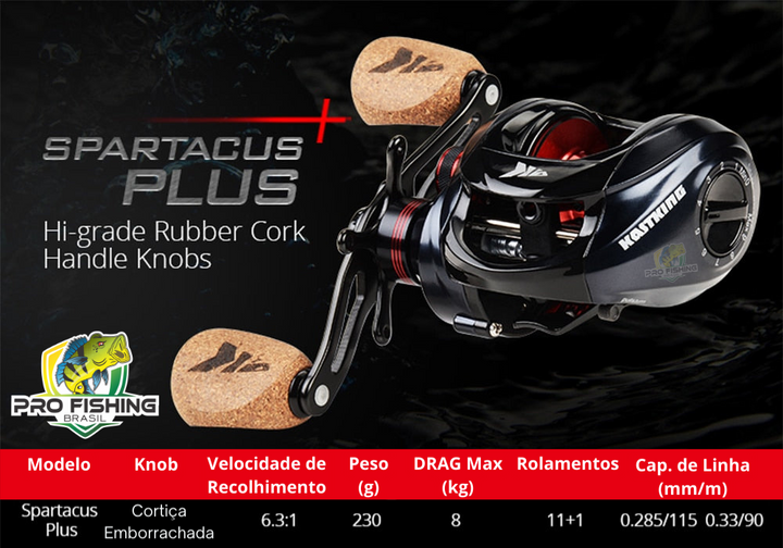 Nova Carretilha Spartacus Plus