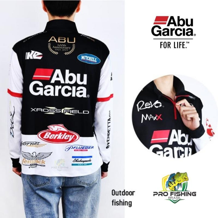 Nova Camiseta de Pesca Abu Garcia REVO MAX 2023 - Com Proteção Solar UV+50 + Frete Grátis