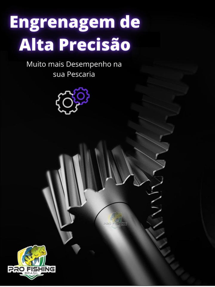 Nova Carretilha Premium LURE PRO AF-2000 - 13 Rolamentos - Lançamento 2023