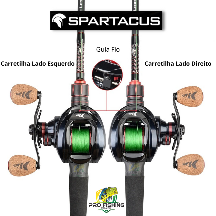 Nova Carretilha Spartacus Plus