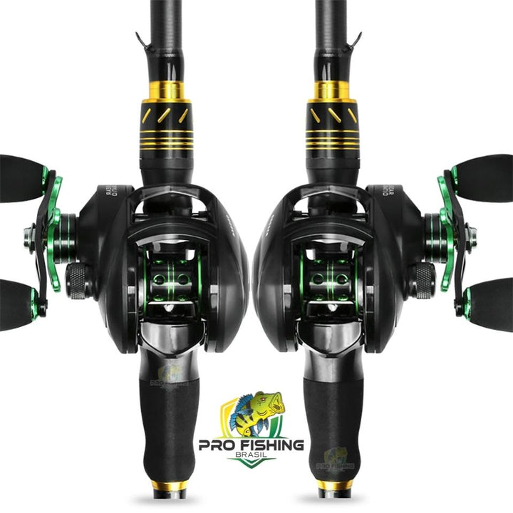 Nova Carretilha BASSER BS-2000 LINNHUE com 12 Rolamentos + 1BB – Freio de 8KG (Drag) - Recolhimento 8.1:1 Super Rápida
