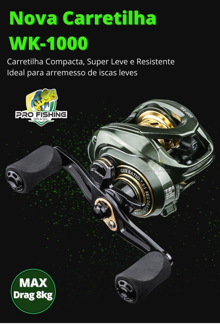 Nova Carretilha ZEUS WK-1000 - Frete Grátis para todo Brasil
