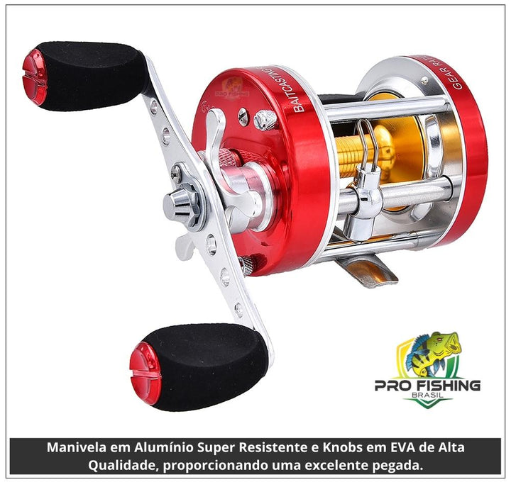 Super Carretilha de Perfil Alto Kastking Rover com 6 Rolamento