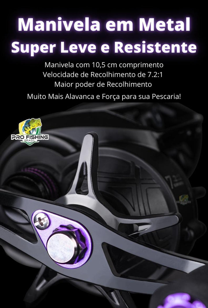 Nova Carretilha Premium LURE PRO AF-2000 - 13 Rolamentos - Lançamento 2023