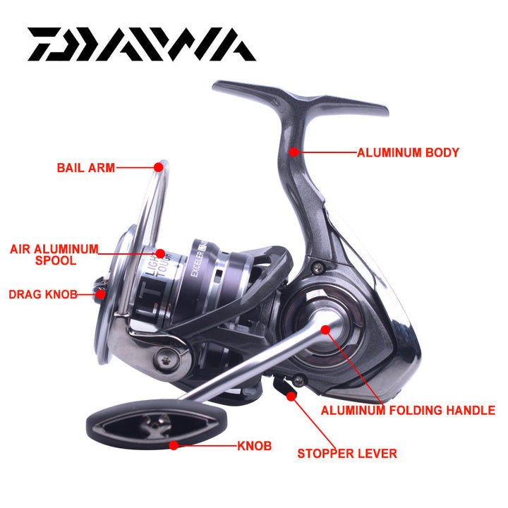 Novo Molinete Daiwa Exceler LT - Super Leve e Ristente - Frete Grátis