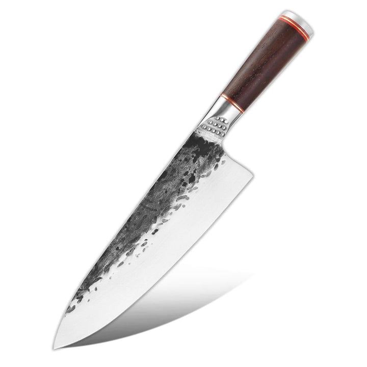 Faca de Churrasco do Chef Artesanal em Aço Forjado - Frete Grátis