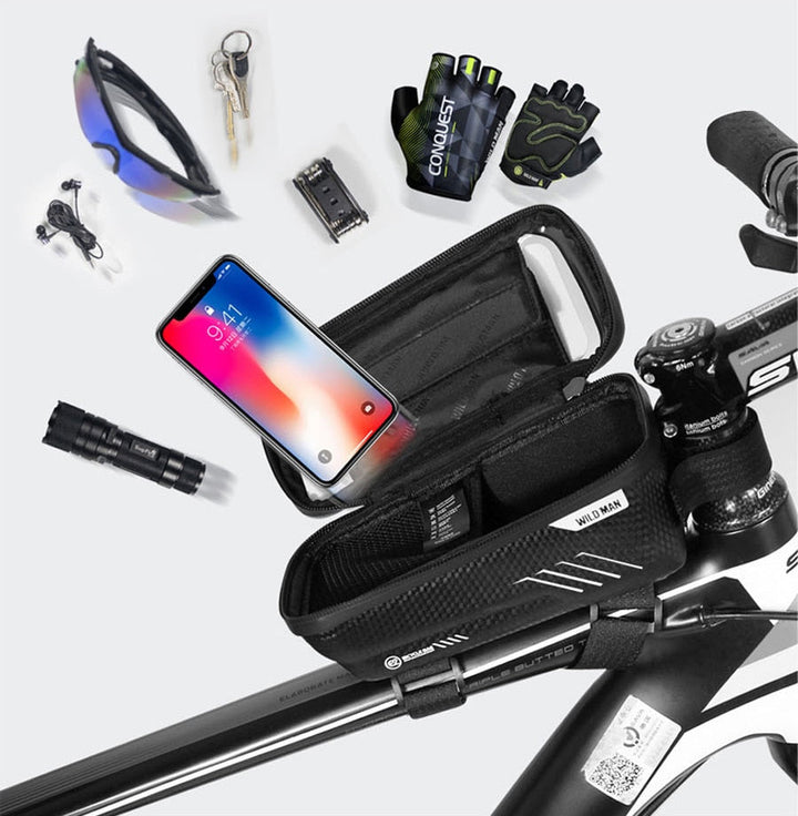 Nova Bolsa para Bicicleta Pro Bike Case com Tela Touch Screen - 100% Impermeável