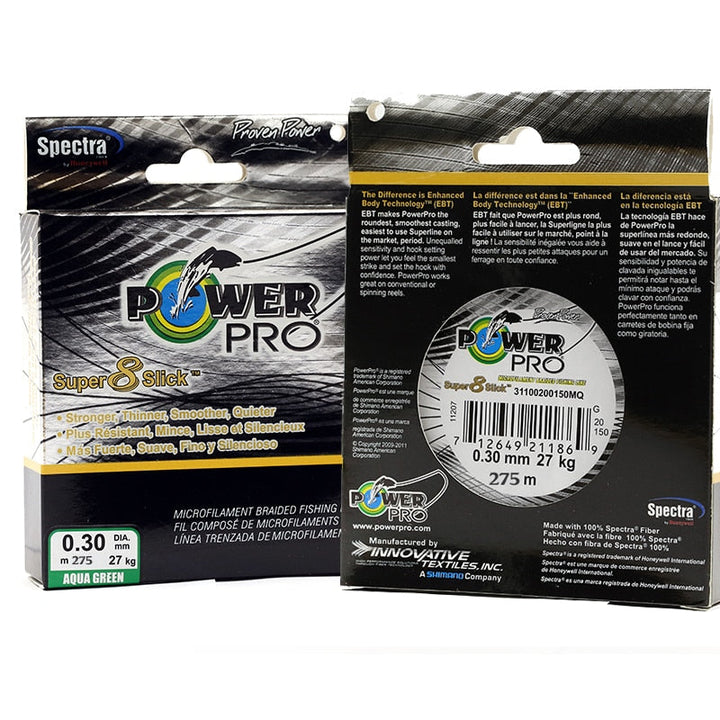 Linha Multifilamento Power Pro 8x Super Slick – 275 metros - 8 fios