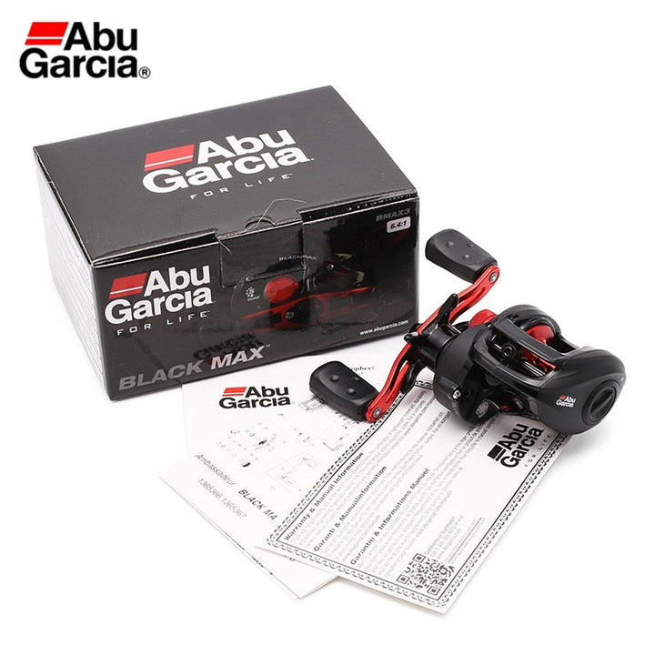 Carretilha Abu Garcia Black Max 3 – 8kg Drag – 5 Rolamentos - Original