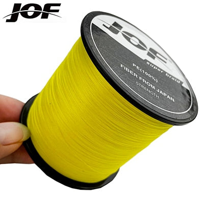 Linha Multifilamento de Pesca JOF 8x - 500 metros - 100% PE - Importada