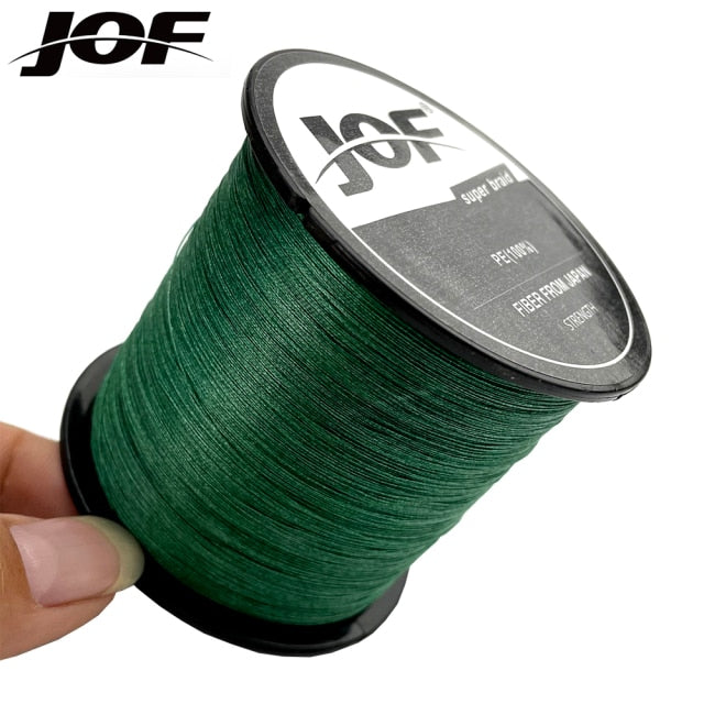 Linha Multifilamento de Pesca JOF 8x - 500 metros - 100% PE - Importada