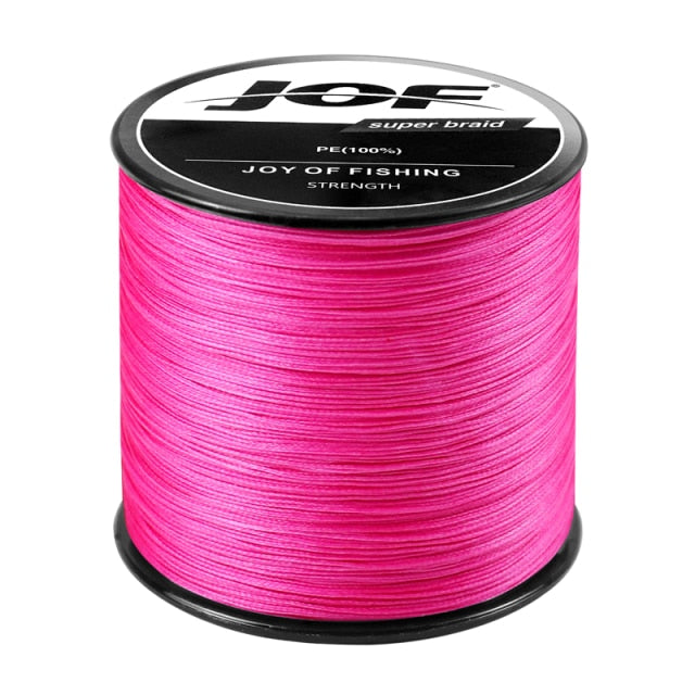 Linha Multifilamento de Pesca JOF 4x - 500 metros - 100% PE - Importada
