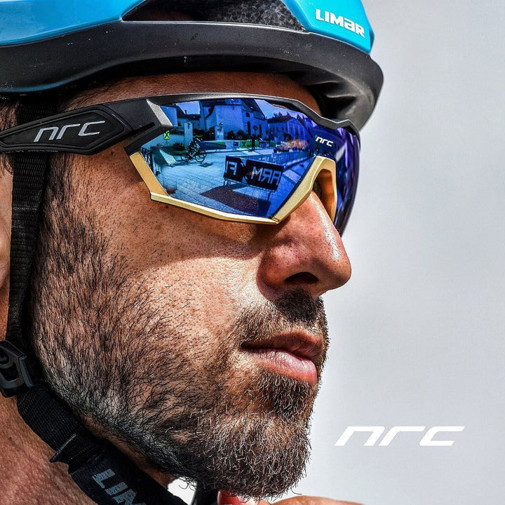 Óculos de Ciclismo NRC Italiano com 3 Lentes e Proteção Solar UV400+