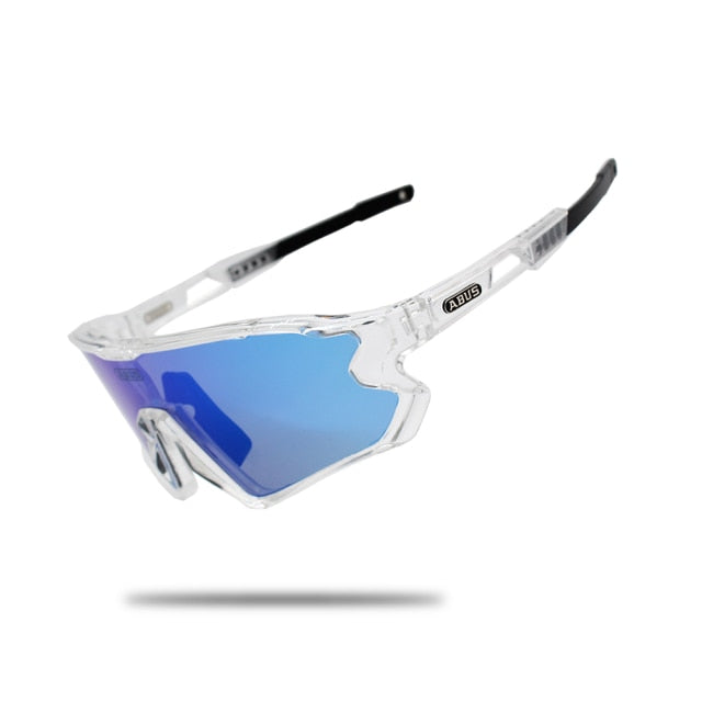 Novo Óculos de Ciclismo ABUS com 5 lentes – Proteção UV+400 - Unisex