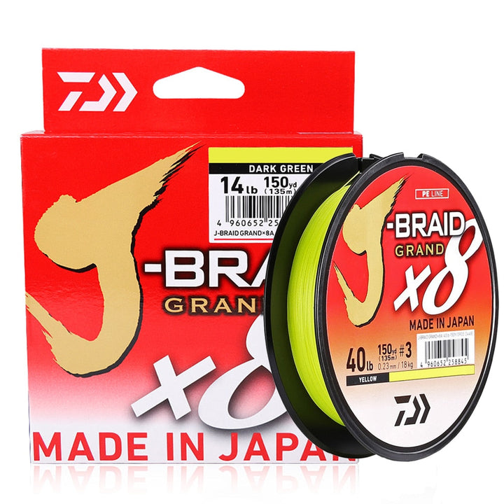 Linha Multifilamento DAIWA J-BRAID GRAND 300M - Made in Japan